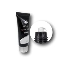 پلی ژل کاشت ناخن 60 گرم هیت HEAT بی رنگ ( CLEAR )