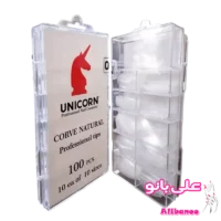 قالب کاشت ناخن 100 عددی یونیکورن UNICORN