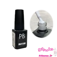 لاک ژل سفید پی بی PB حجم ۱۵ میل